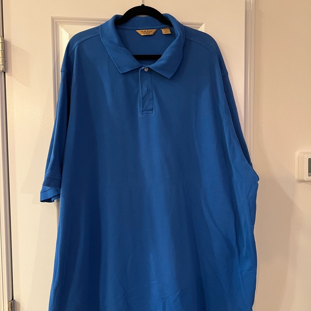 Roundtree & Yorke Men's Royal Blue Polo Shirt 4xlt Like new